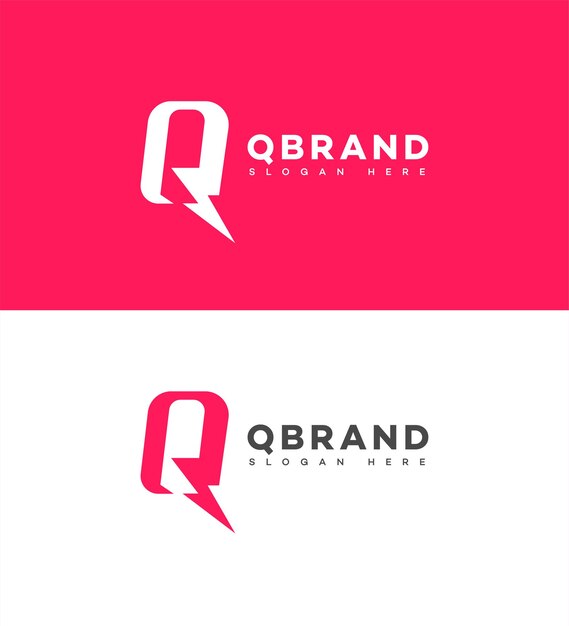 Plik wektorowy lektura q logo ikonka marki znak tożsamości q szablon symbolu litery