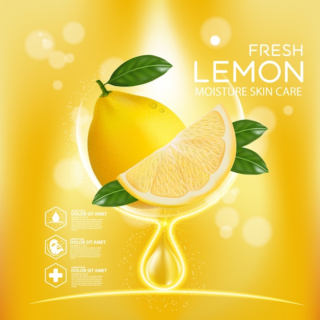 Lemon Fruit Serum Nawilżający Kosmetyk Do Pielęgnacji Skóry
