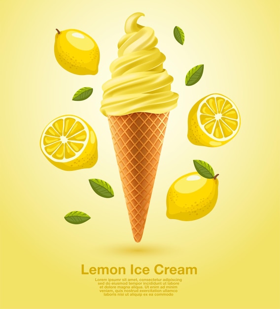 Lemon Sundae Miękki Serw