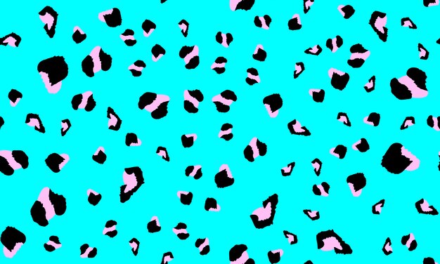 Leopard Print. Cętkowana Tekstura. Wzór. Skóra zwierzęca. Modny wzór. Cętkowany nadruk lamparta. Bez szwu. Ilustracja.