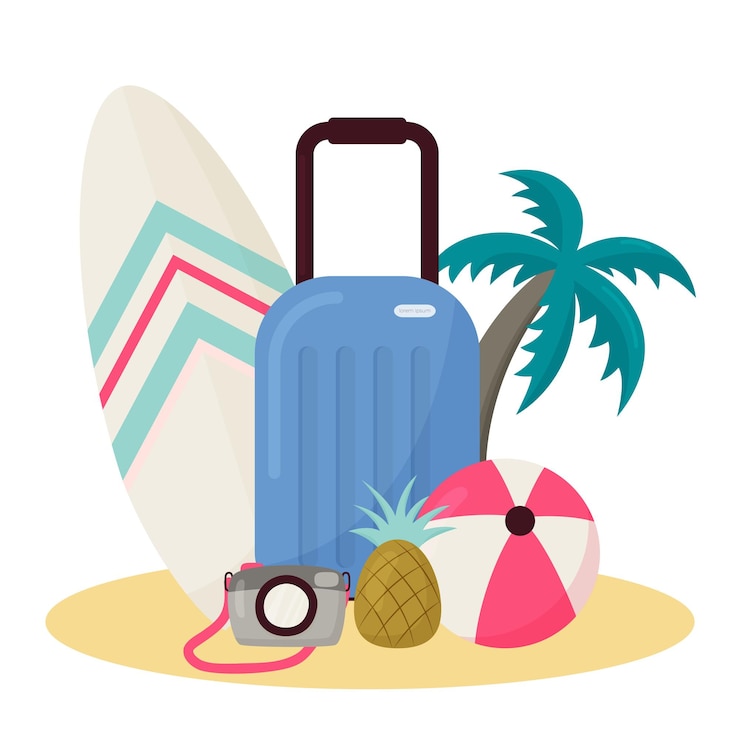 Letnie wakacje clipart