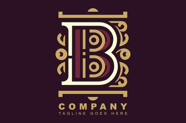 Plik wektorowy letter b logo vector design template