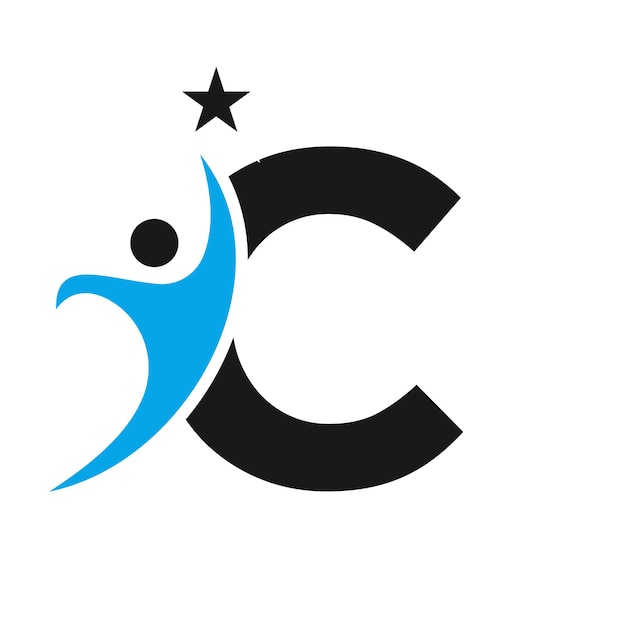 Liczba C Bio Logo Symbol Opieki Zdrowotnej Zdrowy Logotyp Znak Opieki