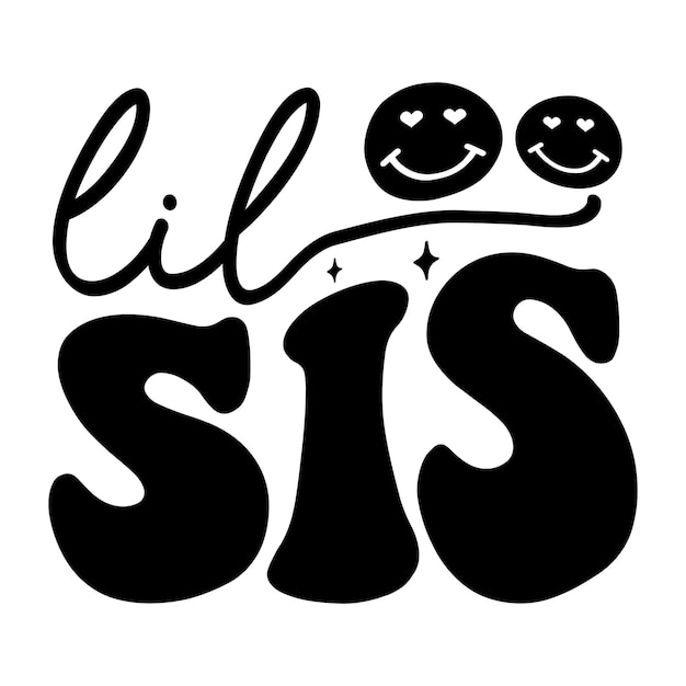 Lie Sis Retro Svg