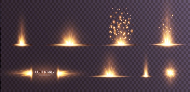 Light Star Gold Png Light Sun Gold Png Light Flash Gold Png Vector Ilustrator