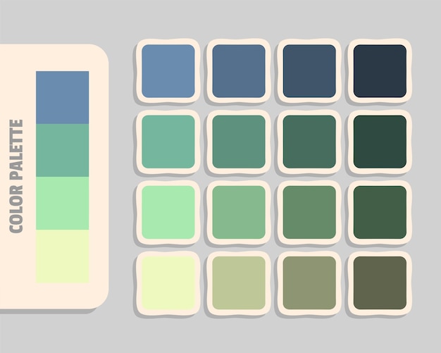 Plik wektorowy lightslategray mediumaquamarine palegreen lemonchiffon paleta kolorów rgb kolory pasujące