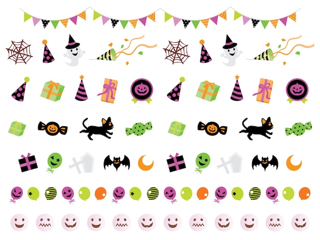 Linia Ilustracja Halloween