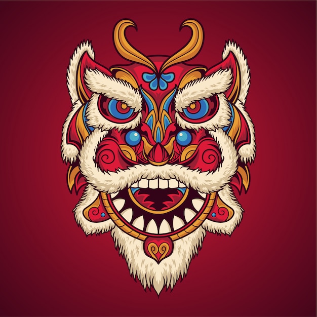 Lion Dance Mask