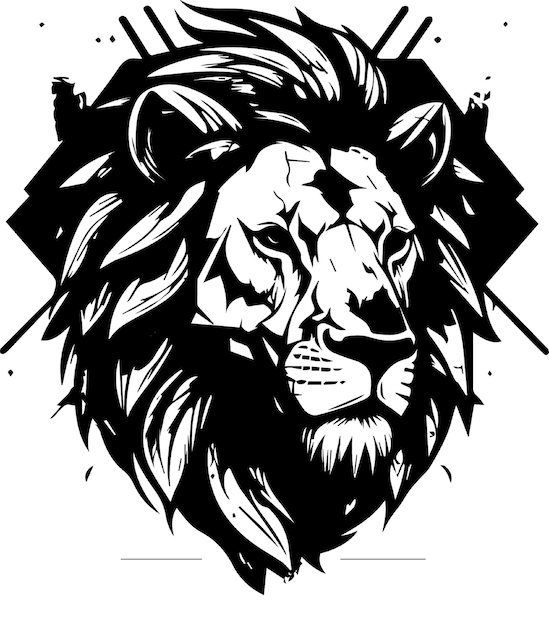 Lion_vector_art_logo_simple