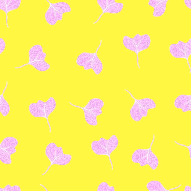 Liście z paskami żyły Wektor wzór ilustracja botaniczna Do tekstyliów tkaniny opakowania papierowe kandelaria pocztówki i tapety