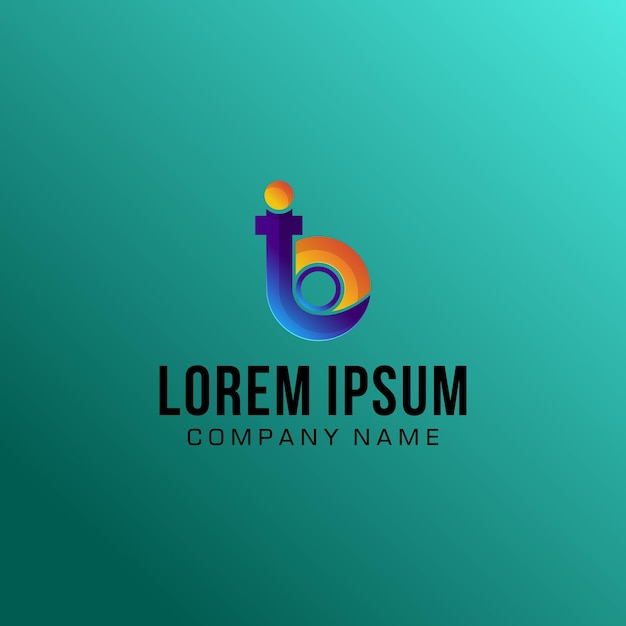 list JB logo projekt pełny kolor ilustracji