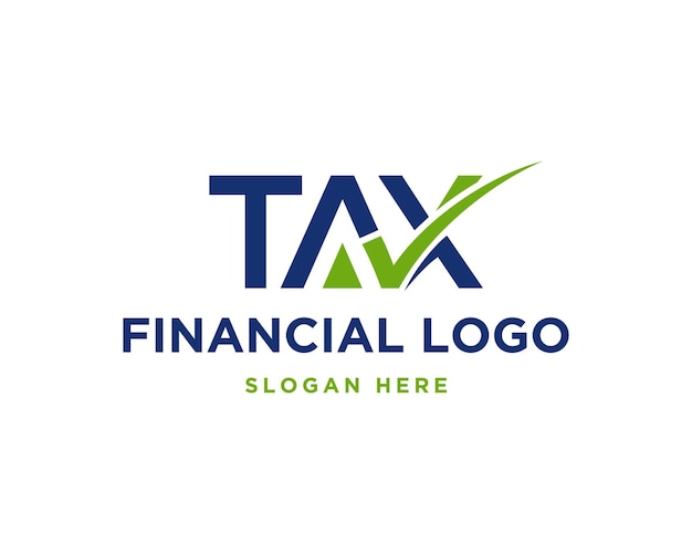 Liter TAX abstrakcyjny projekt logo ikona nowoczesny szablon wektorowy