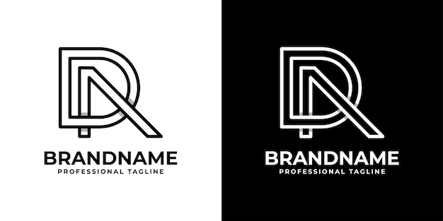 Litera Da Monogram Logo Odpowiednie Dla Każdej Firmy Z Inicjałami Da Lub Ad