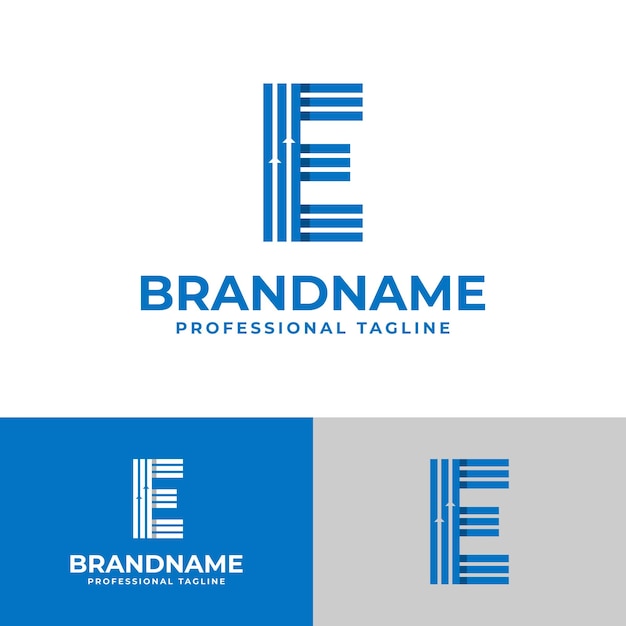 Litera E Finance Logo Odpowiednie Dla Biznesu Związanego Z Finansami Z Inicjałem E