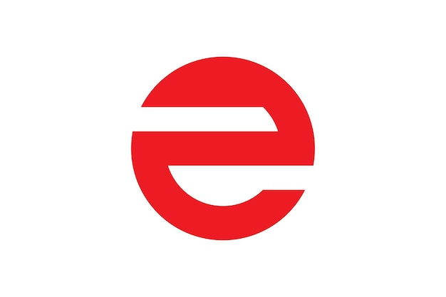 Litera E, Logo