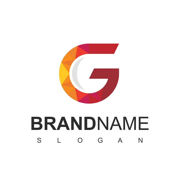 Litera G, Nowoczesny Szablon Projektu Logo