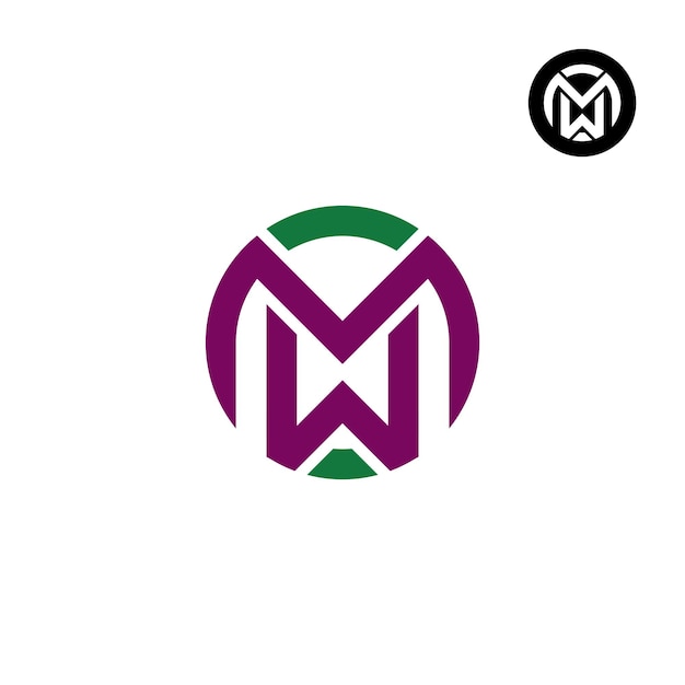 Litera Mw Wm Circle Bold Projekt Logo