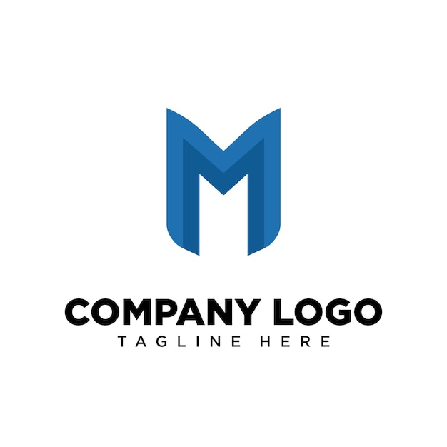 Litera projektu logo M, odpowiednia dla firmy, społeczności, logo osobiste, logo marki