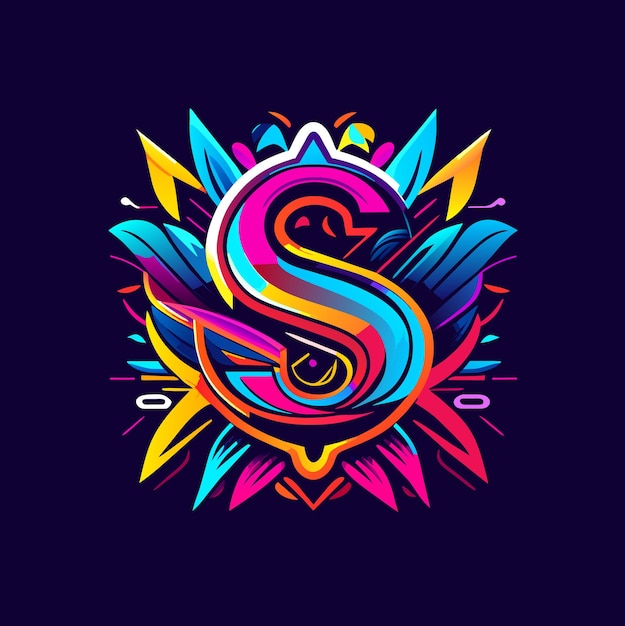 Litera S Logo Ikona Elementy Szablonu Projektu