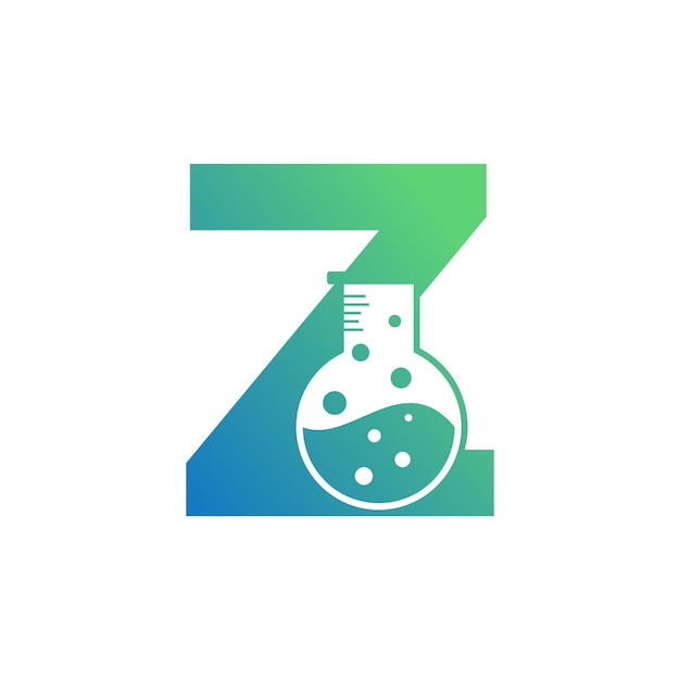 Litera Z Z Logo Laboratorium Dla Business Science Healthcare Medical Laboratory Chemical And Nature Logos