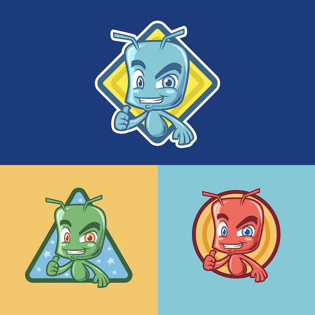 Little Alien Logos