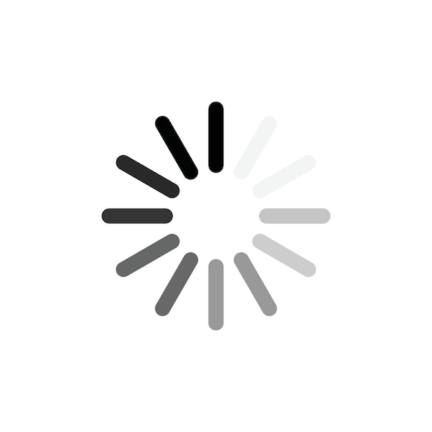 Loading Spinner Icon Idealny dla wskaźników postępu i oczekiwania