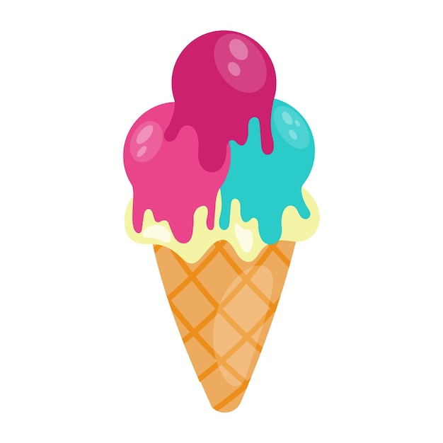 Lody białe tło