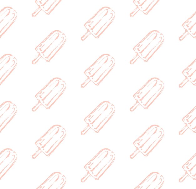 Lody popsicle wzór