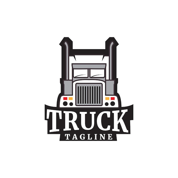Plik wektorowy logistyka ciężarówka transporter logo wektor ikona symbol ilustracja maskotka projekt