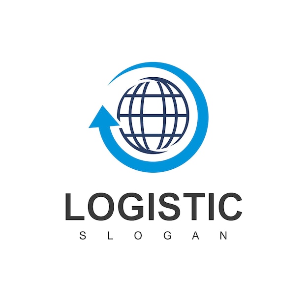 Logistyka Logo Szablon Ekspedycja I Transport Ikona Biznesu