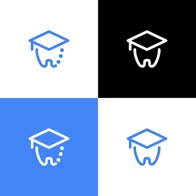 Plik wektorowy logo akademii dentystycznej