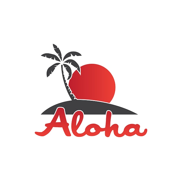 Plik wektorowy logo aloha