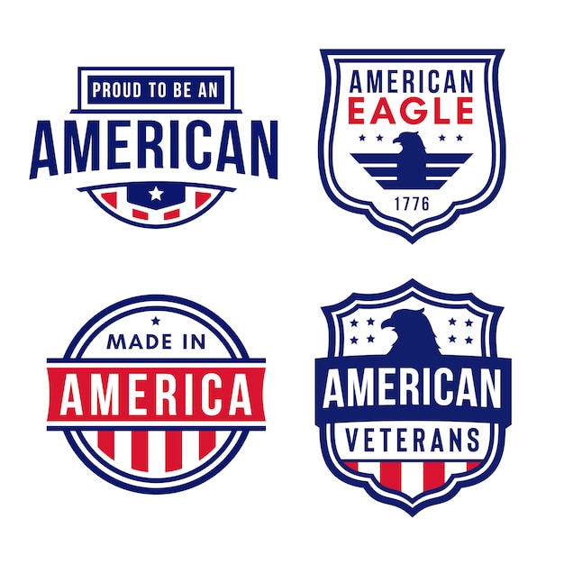Plik wektorowy logo amerykańskiej odznaki wojskowej