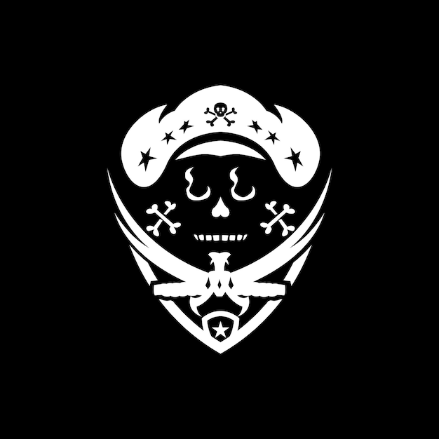 Logo Armii Piratów Z Dwoma Polami