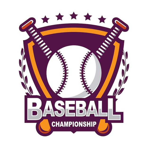 Logo Baseball, American Logo Sport