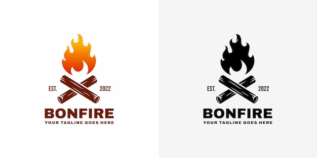 Plik wektorowy logo bonfire