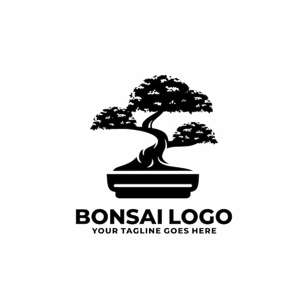 Plik wektorowy logo bonsai