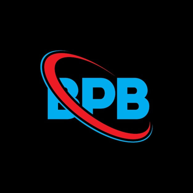 Logo BPB (litera BPB) - inicjały, logo BPB połączone z okręgiem i dużymi literami, logo, typografia BPB dla biznesu technologicznego i marki nieruchomości.