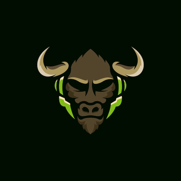 Plik wektorowy logo bull esport