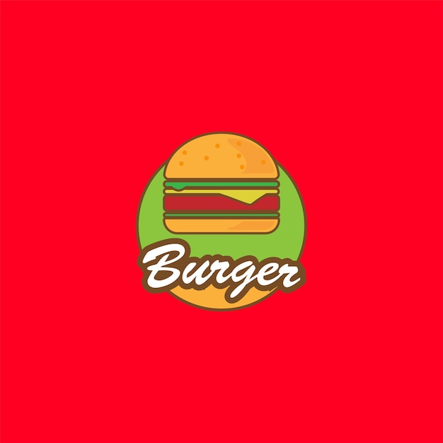 Plik wektorowy logo burger