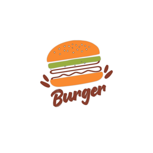 Plik wektorowy logo burgera