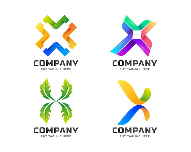 Logo Creative Letter X Dla Firmy