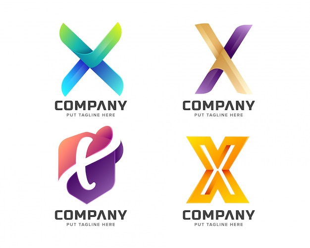 Logo Creative Letter X Dla Firmy