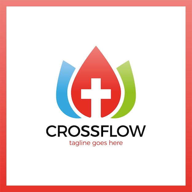 Logo Cross Flower Crown