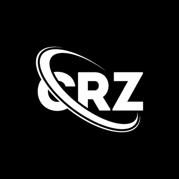 Logo Crz (litera Crz) - Inicjały Logo Crz Połączone Z Okręgiem I Dużymi Literami, Logo Crz (typografia Dla Firmy Technologicznej I Marki Nieruchomości)