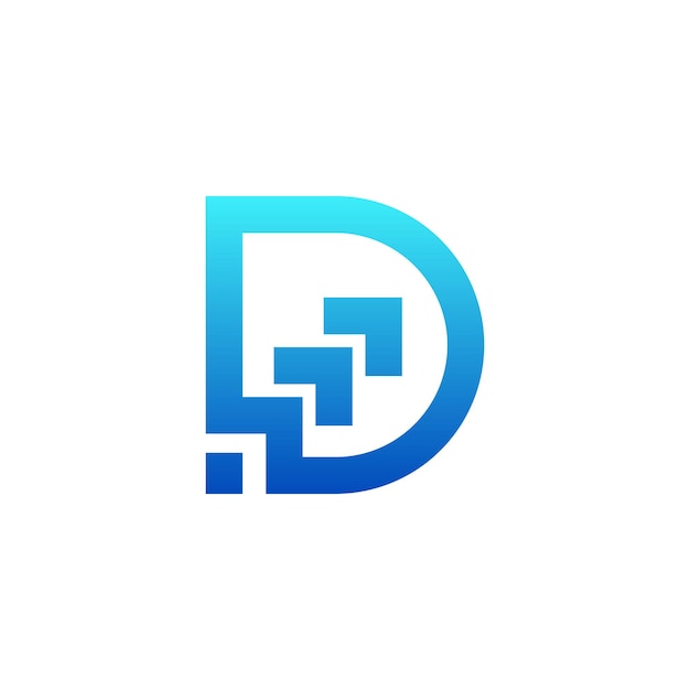 Logo Danych Z Pierwszą Literą D