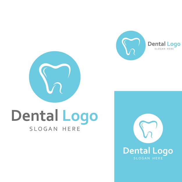 Logo Dentystyczne Logo Dla Zdrowia Jamy Ustnej I Logo Dla Opieki Stomatologicznej Korzystanie Z Koncepcji Projektu Wektorowego Szablonu Ilustracji