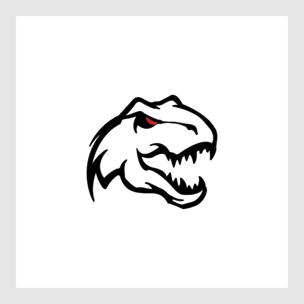 Plik wektorowy logo dinozaura - ilustracja wektorowa.
