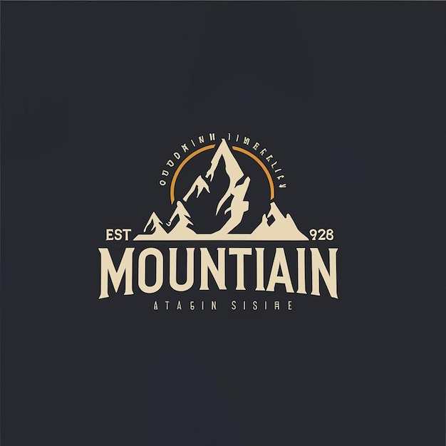 Plik wektorowy logo dla góry