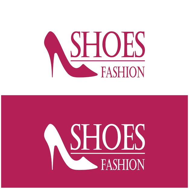 Logo dla kobiecych butów na wysokim obcasie, które są eleganckie i luksusowe, kobiece Logo dla kobiet biznesowych